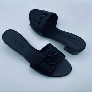 Dolce & Gabbana Interlocking Slide Sandals